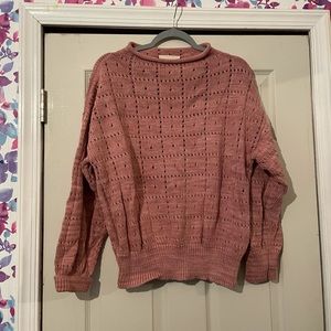 Misha and Puff windowpane pullover